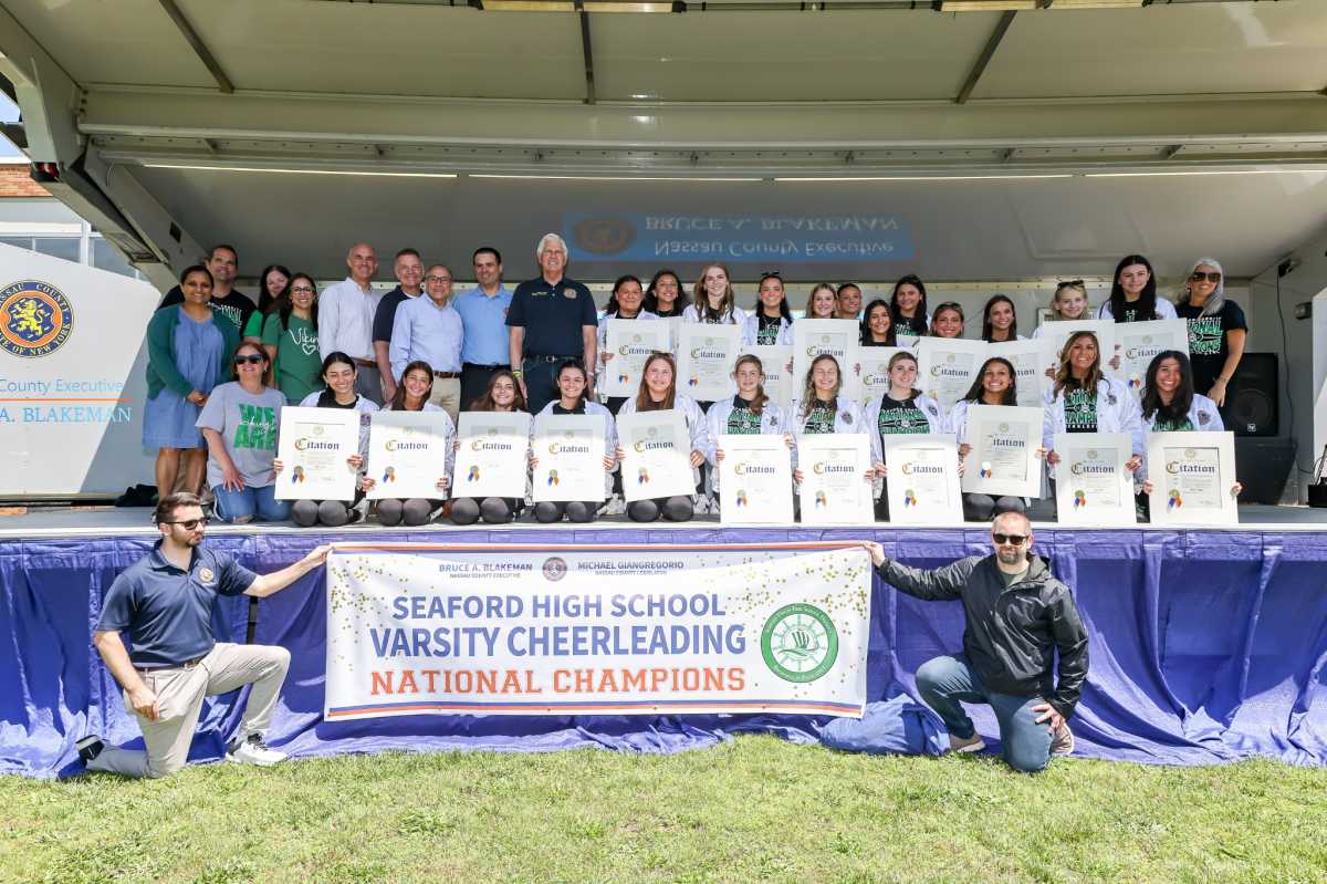 They honor Seaford High School as National Champions National Champions