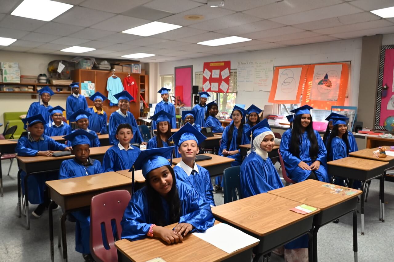 6th grade graduates of Valley Stream promoted to high school
