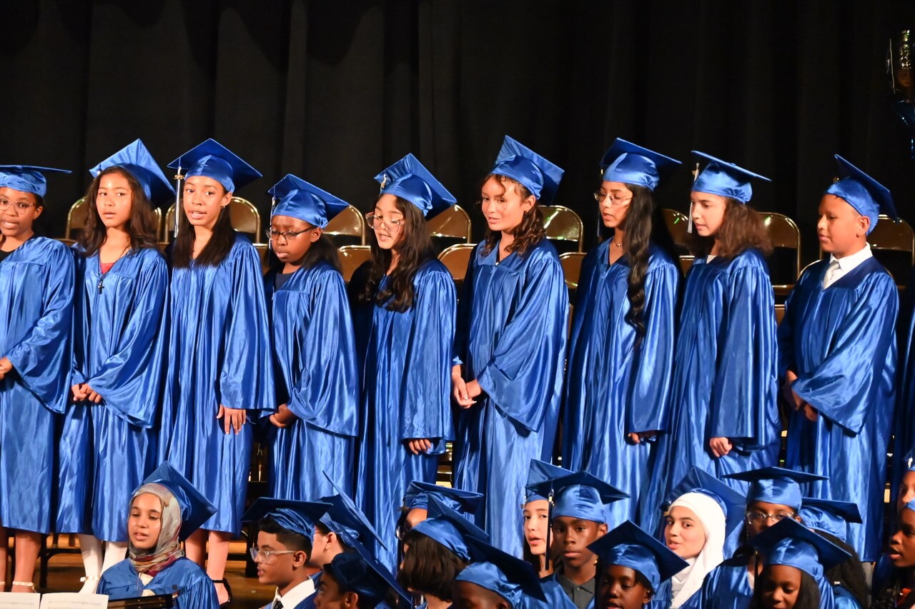 6th grade graduates of Valley Stream promoted to high school