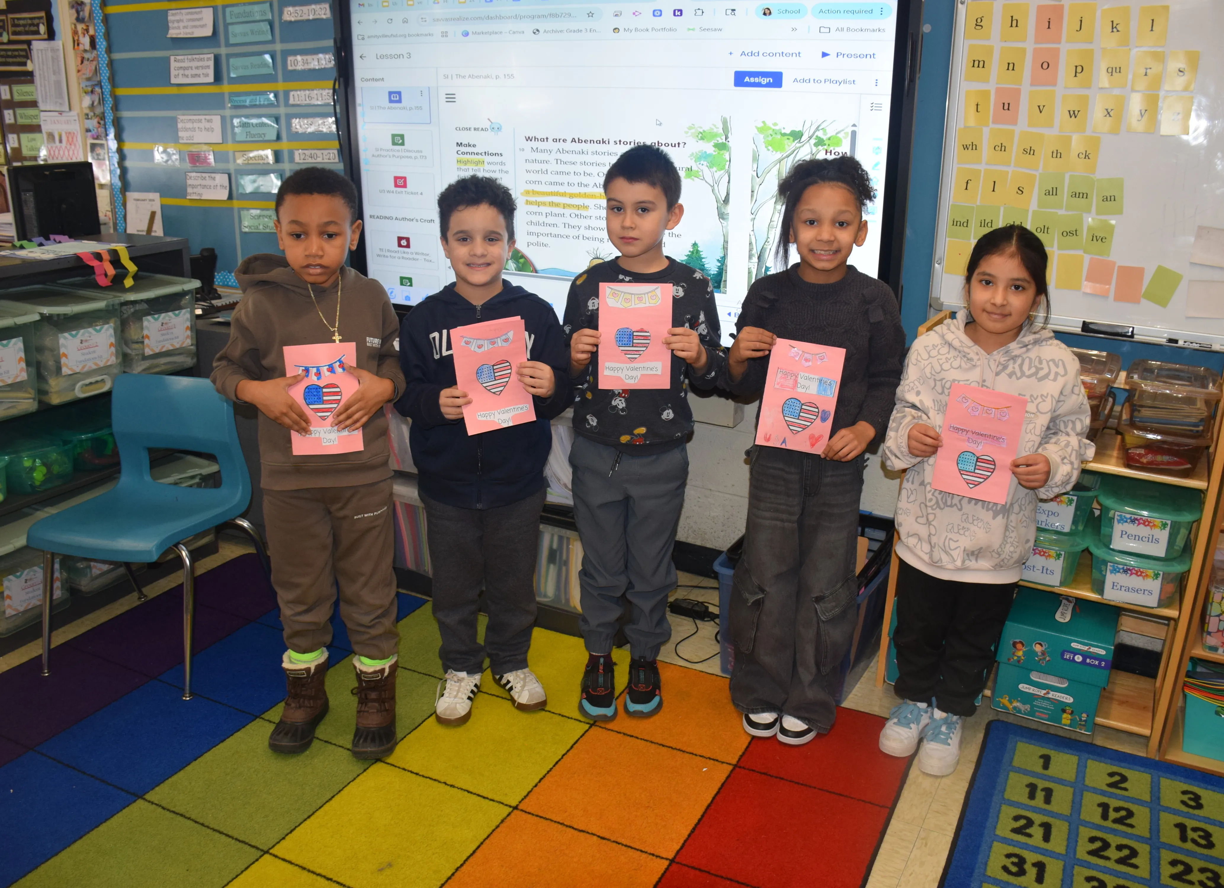 Northwest Elementary School Shares Valentine's Day Joy with Local Veterans