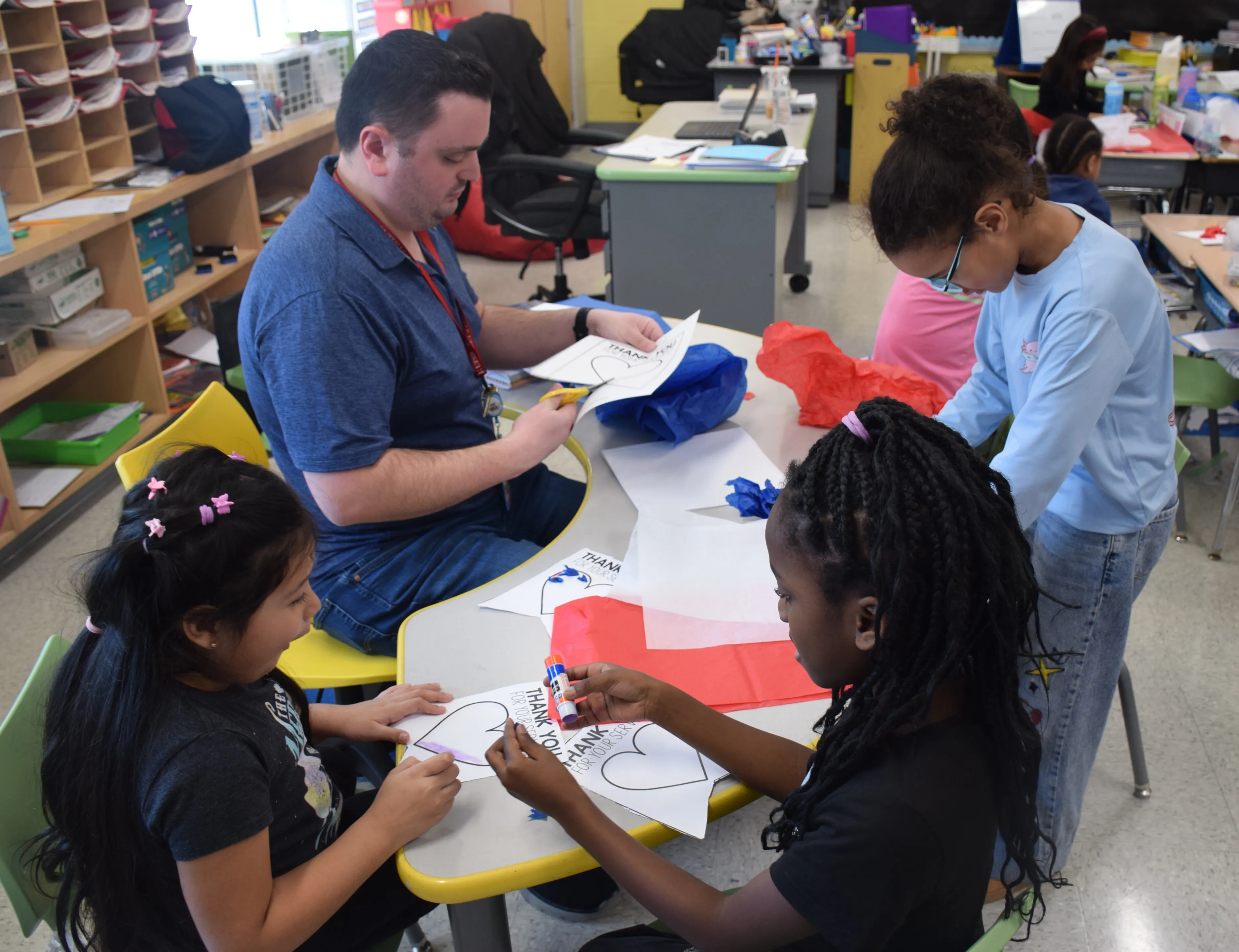 Northwest Elementary School Shares Valentine's Day Joy with Local Veterans