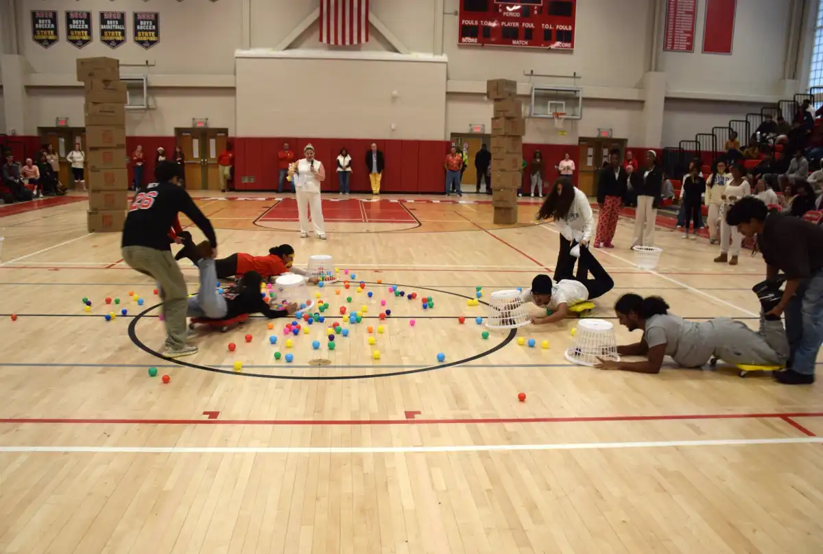 Amityville Memorial High School students activate 'Battle of the Classes'