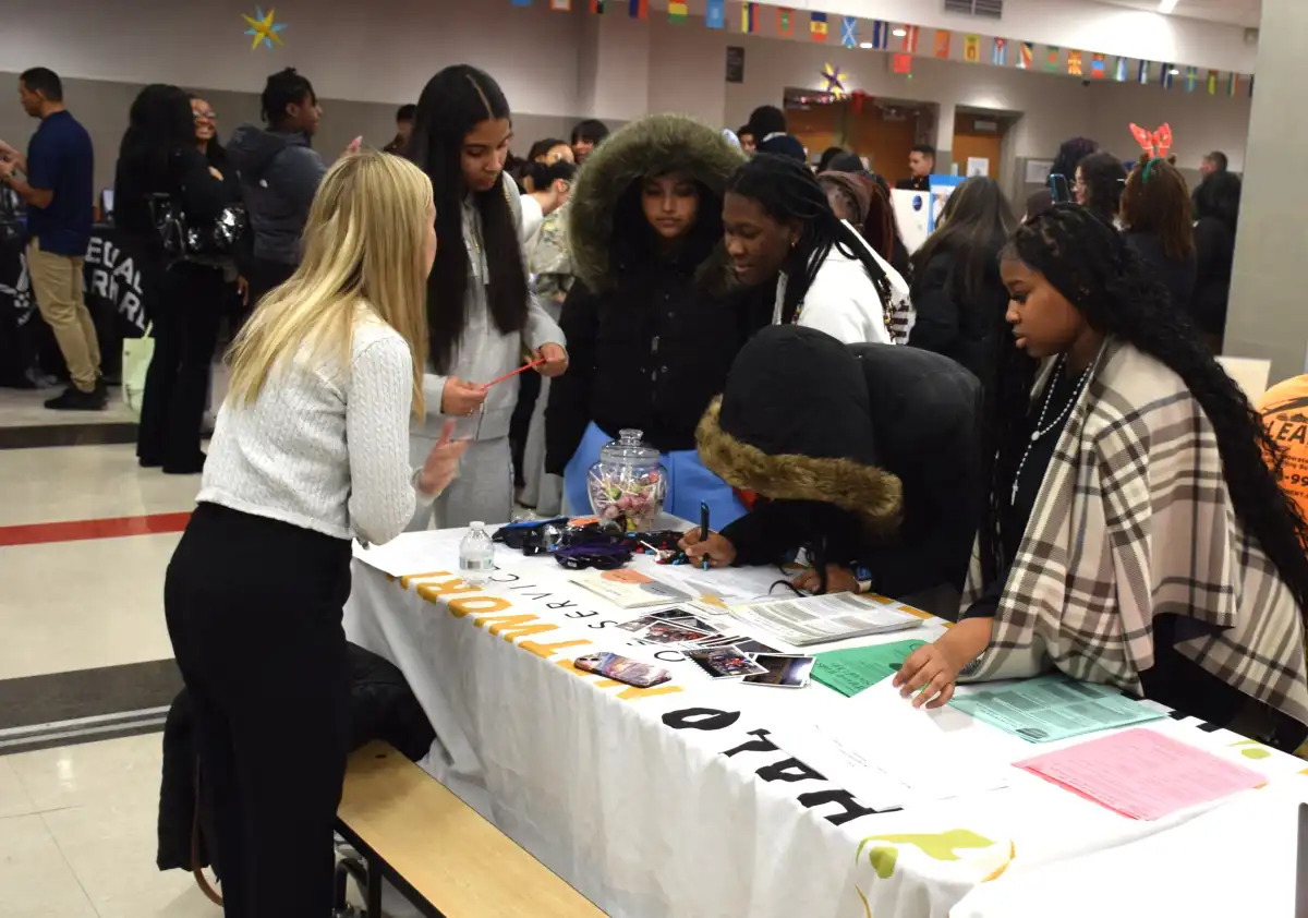 Successful job fair at Amityville Memorial High School