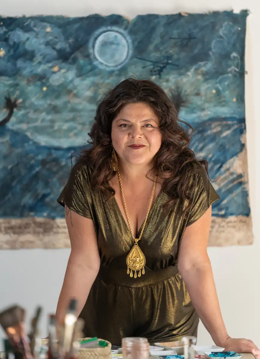 From Los Angeles to New York: Sandy Rodríguez presents Tierra Insurgente, where art turns maps into resistance