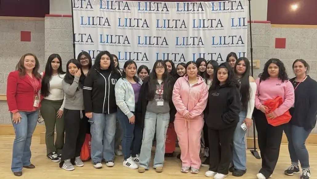 Amityville Memorial High School students attend LILTA women's conference