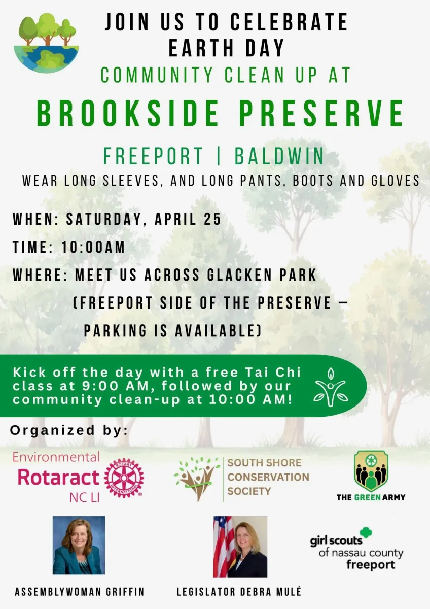 They commemorate 'Earth Day' with community cleanup days in Freeport and Baldwin