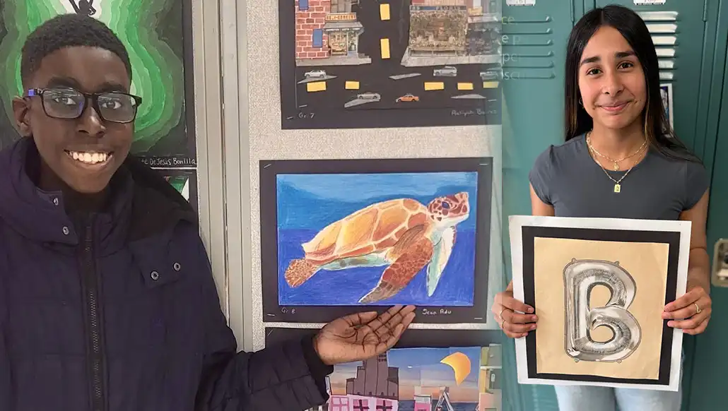 Two Brentwood student artists selected for national exhibition