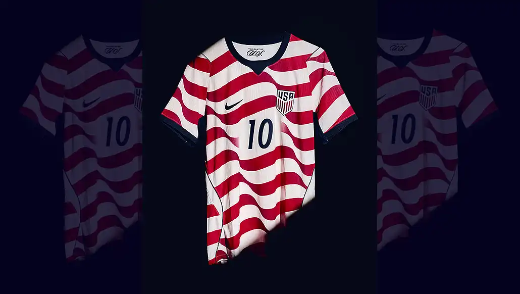 The United States presents its jersey for the 2026 World Cup