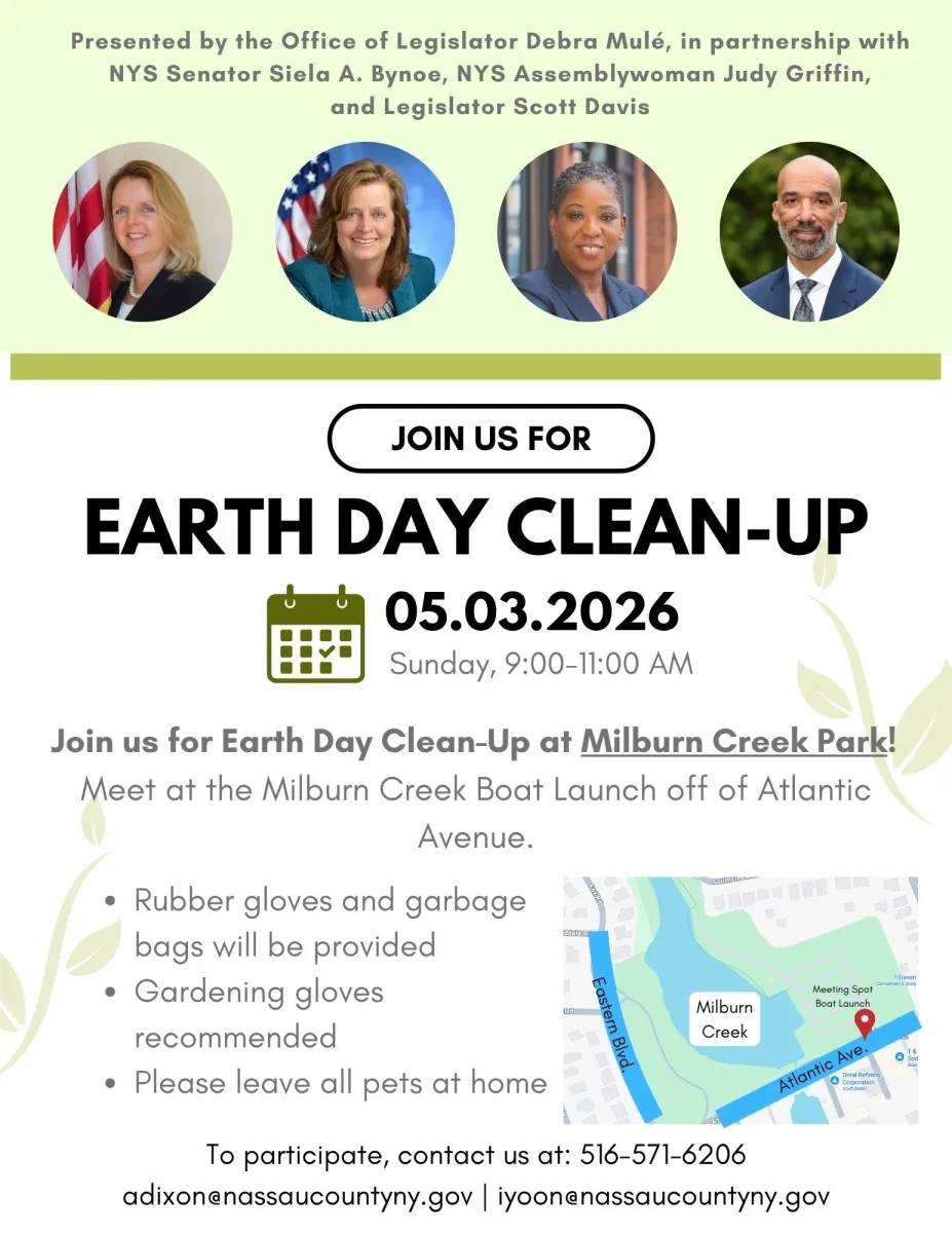This Sunday community cleanup days in Freeport and Baldwin parks