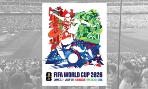 FIFA presents the official poster of the 2026 World Cup in the US, Mexico and Canada