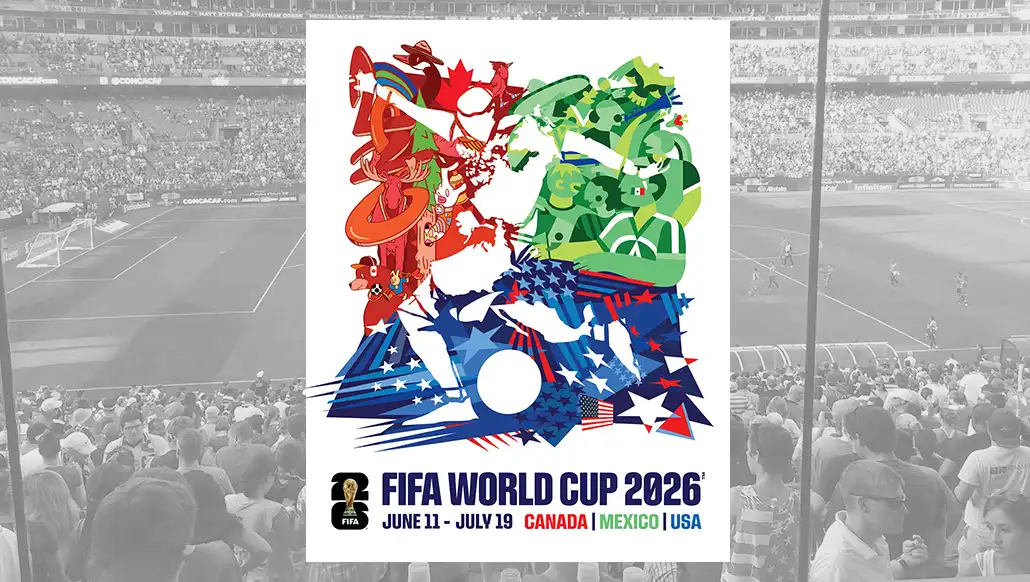 FIFA presents the official poster of the 2026 World Cup in the US, Mexico and Canada