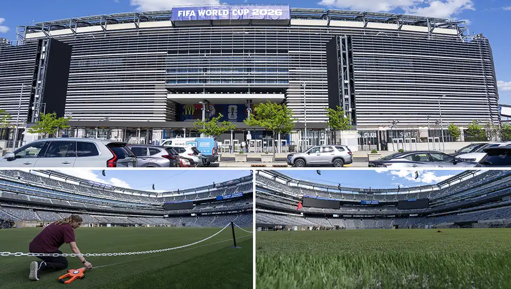 MetLife Stadium in New York/New Jersey begins preparation for the World Cup