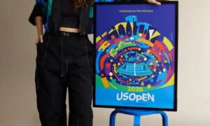 Argentina Eugenia Mello designs the official poster of the US Open 2026