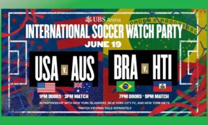 UBS Arena organizes a party to watch two World Cup matches: USA vs. Australia and Brazil vs. Haiti