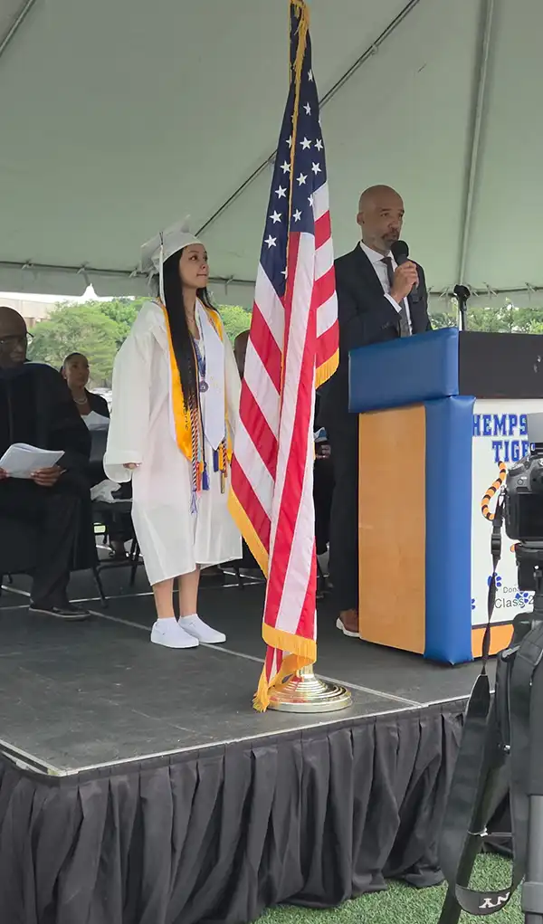 Legislator Davis Celebrates Hempstead High School Graduates
