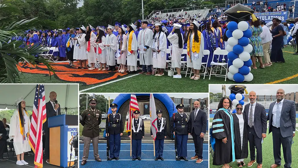 Legislator Davis Celebrates Hempstead High School Graduates