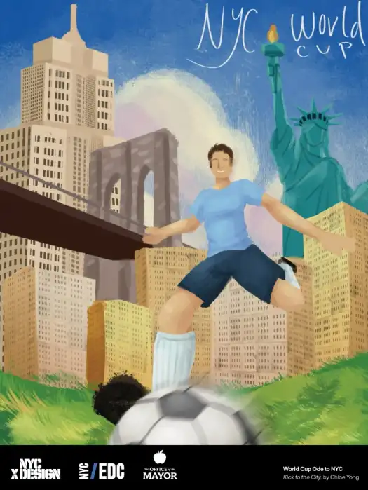 New York students winners of the 2026 World Cup poster contest