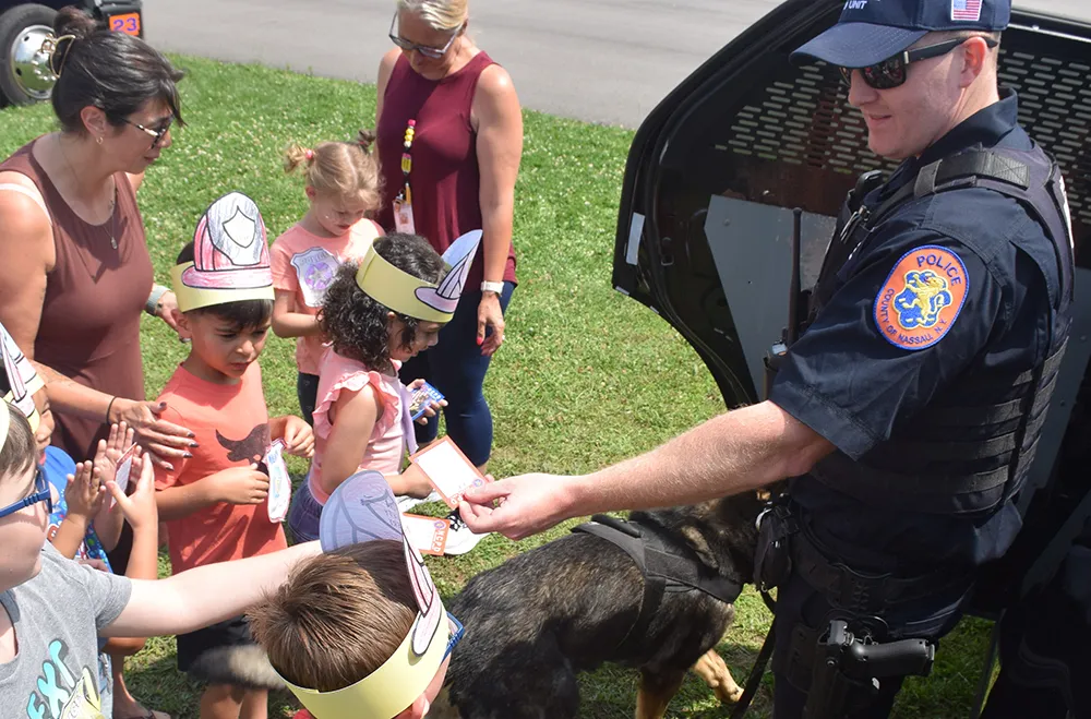 First responders inspire students at East Meadow