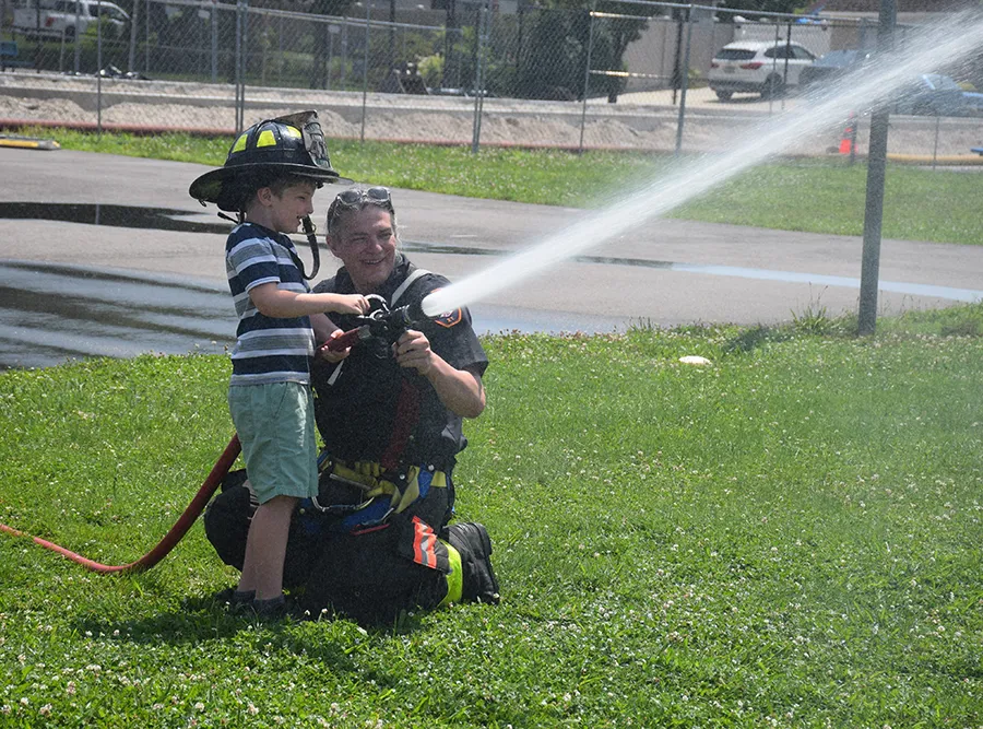 First responders inspire students at East Meadow
