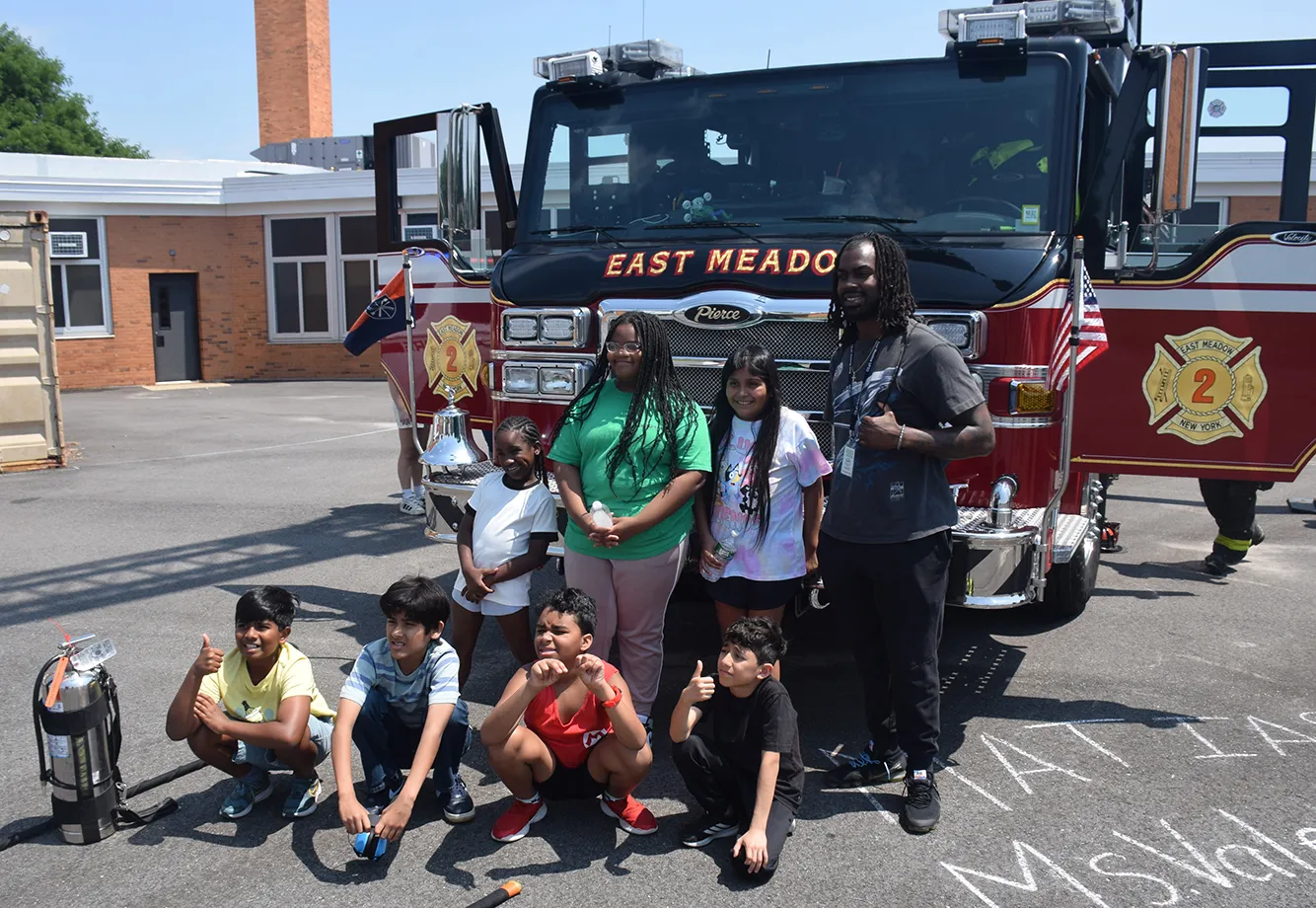 First responders inspire students at East Meadow