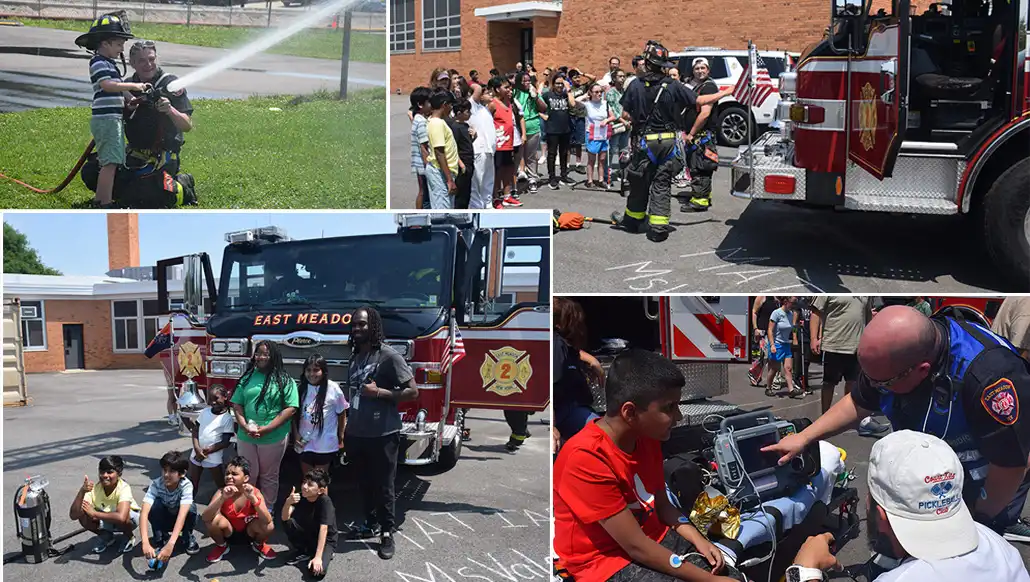 First responders inspire students at East Meadow