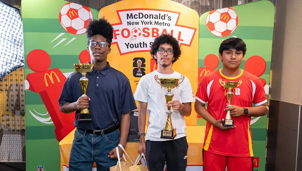 McDonald's Soccer Champions receive educational scholarships
