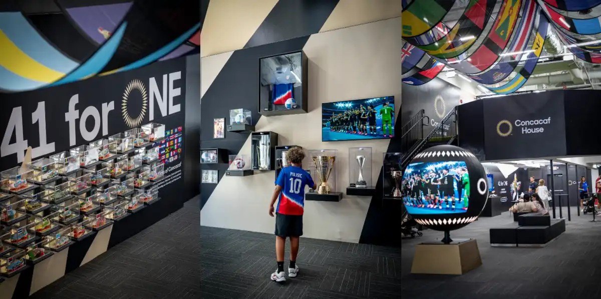 The "Concacaf House" arrives in New York to celebrate the final stretch of the 2026 World Cup