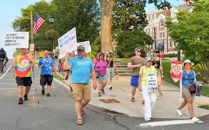 They march and hold vigil on Long Island against ICE violence