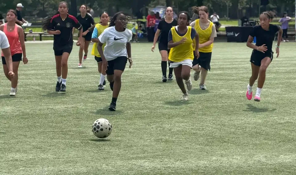 The Bronx beats Manhattan in a children's soccer tournament organized by CityParks Play