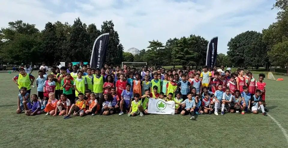 The Bronx beats Manhattan in a children's soccer tournament organized by CityParks Play