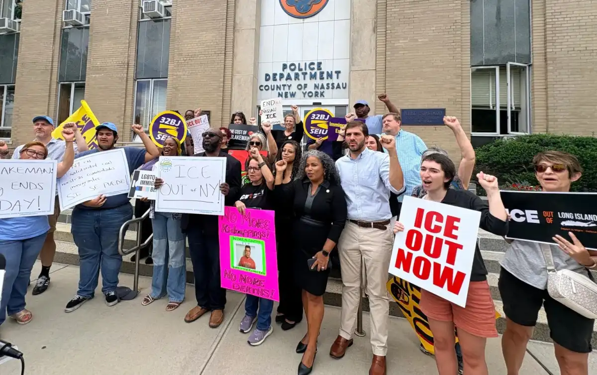 Nassau County resists ICE ban as protest demands Blakeman comply