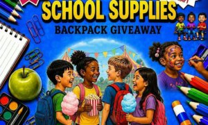 Community party and backpack delivery for back to school invited in Lakeview