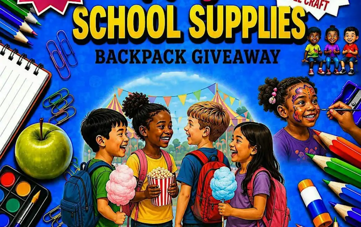 Community party and backpack delivery for back to school invited in Lakeview