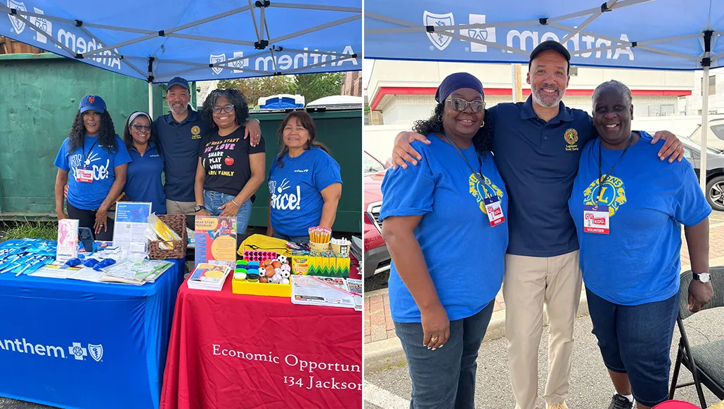 They gave away hundreds of backpacks, school supplies and sneakers in Freeport