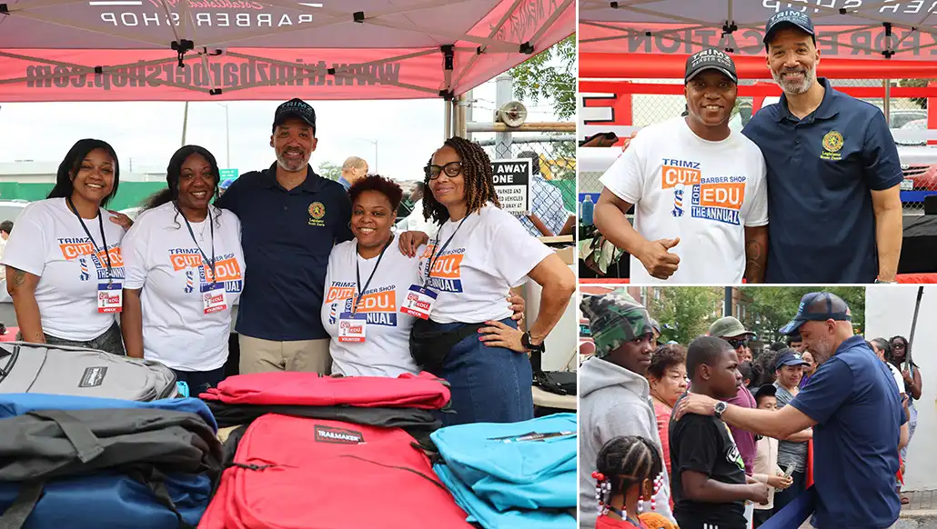 They gave away hundreds of backpacks, school supplies and sneakers in Freeport for back to school