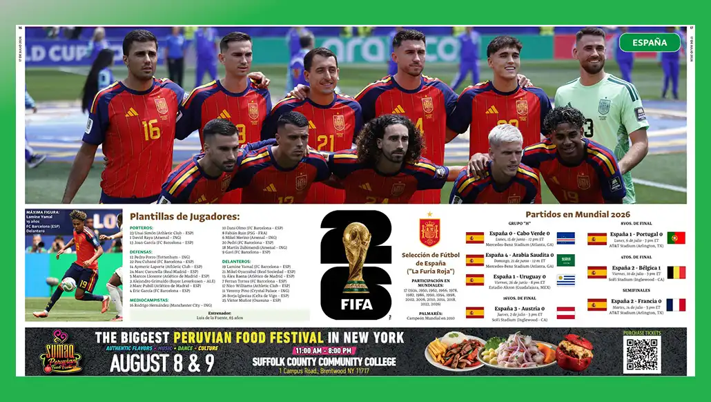 World Cup 2026: Spain, player squad and game schedule