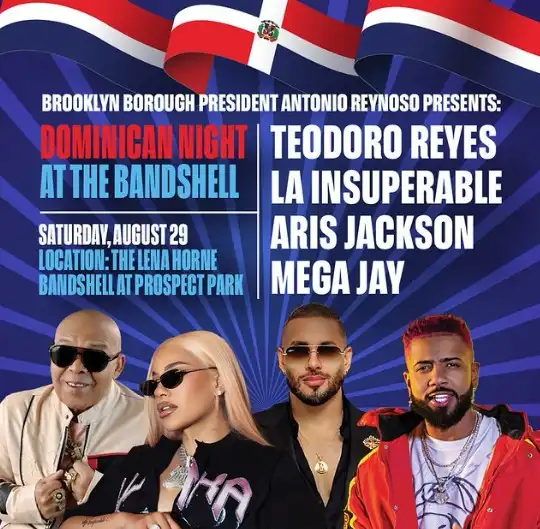 Don't miss a vibrant Dominican Night this Saturday in Prospect Park with Teodoro Reyes, La Insuperable and Aris Jackson