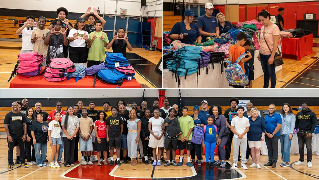 Successful delivery of free backpacks with school supplies to Uniondale students