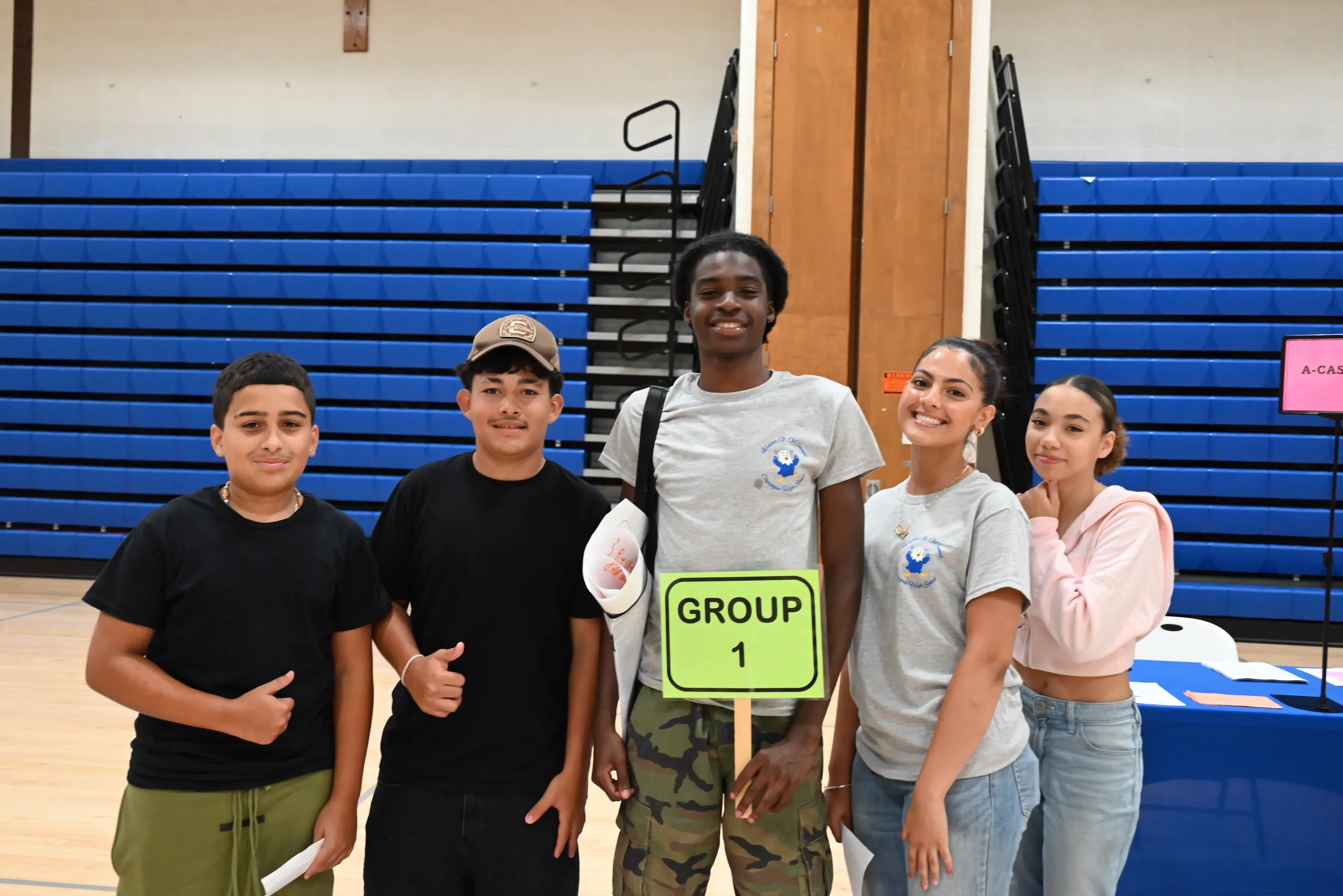 Smiles and excitement at the start of the new school year in Copiague schools