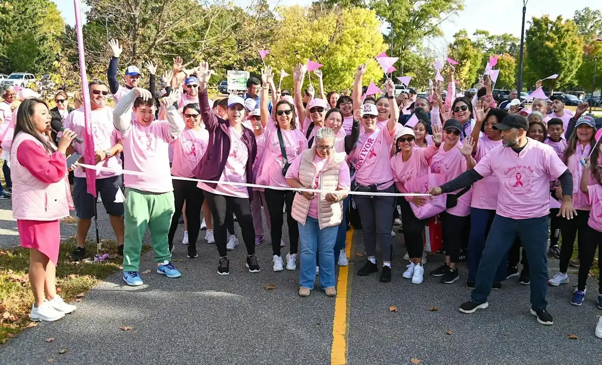 Community walk against breast cancer organized in Eisenhower Park