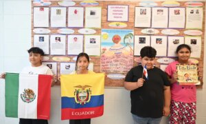 Copiague elementary students highlight Hispanic figures who have marked history
