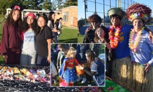 Costumes and candy at East Meadow High School’s fun “Safe Halloween” event
