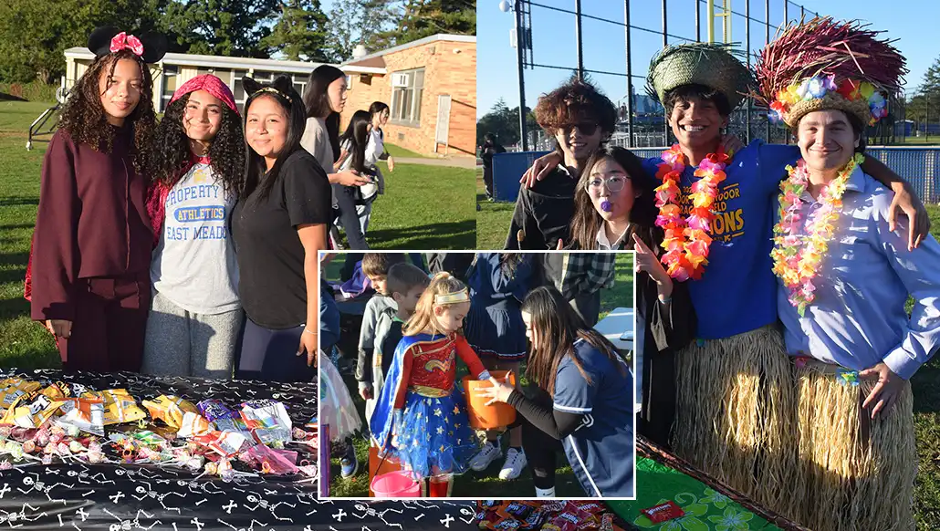 Costumes and candy at East Meadow High School's fun “Safe Halloween” event